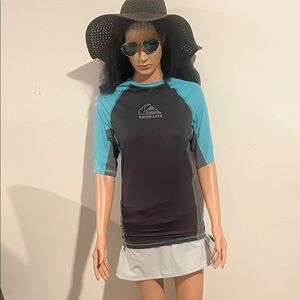 Quiksilver Black and Tea. Shirt and skirt for only $15.